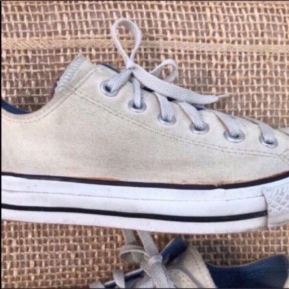 Converse Double Tongue Low Canvas Sneakers - Picture 2 of 16